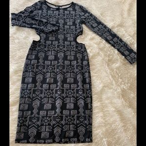 Black & White Cut Out Dress 💃🏼